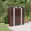 Capanno Da Giardino Marrone Scuro 192x108x223cm Acciaio Zincato 15 Capanno Da Giardino Marrone Scuro 192x108x223cm Acciaio Zincato -Garden Home capanno da giardino marrone scuro 192x108x223cm acciaio zincato