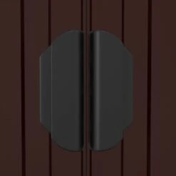 Capanno Da Giardino Marrone Scuro 192x108x223cm Acciaio Zincato 14 Capanno Da Giardino Marrone Scuro 192x108x223cm Acciaio Zincato -Garden Home capanno da giardino marrone scuro 192x108x223cm acciaio zincato 6