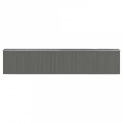Capanno Giardino Grigio Chiaro 192x1021x223 Cm Acciaio Zincato -Garden Home capanno giardino grigio chiaro 192x1021x223 cm acciaio zincato 4