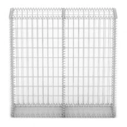 Cesto Gabbione Con Coperchio In Filo Zincato 100 X 100 X 30 Cm 7 Cesto Gabbione Con Coperchio In Filo Zincato 100 X 100 X 30 Cm -Garden Home cesto gabbione con coperchio in filo zincato 100 x 100 x 30 cm 2