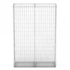 Cesto Gabbione Con Coperchio In Filo Zincato 150 X 100 X 30 Cm -Garden Home cesto gabbione con coperchio in filo zincato 150 x 100 x 30 cm 2