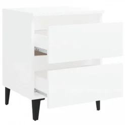 Comodini 2 Pz Bianco Lucido 40x35x50 Cm In Legno Multistrato 14 Comodini 2 Pz Bianco Lucido 40x35x50 Cm In Legno Multistrato -Garden Home comodini 2 pz bianco lucido 40x35x50 cm in legno multistrato 6