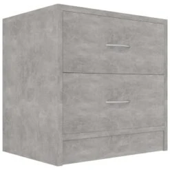 Comodini 2 Pz Grigio Calcestruzzo 40x30x40 Cm In Truciolato 10 Comodini 2 Pz Grigio Calcestruzzo 40x30x40 Cm In Truciolato -Garden Home comodini 2 pz grigio calcestruzzo 40x30x40 cm in truciolato 3