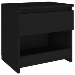 Comodini 2 Pz Nero 40x30x39 Cm In Truciolato 11 Comodini 2 Pz Nero 40x30x39 Cm In Truciolato -Garden Home comodini 2 pz nero 40x30x39 cm in truciolato 3
