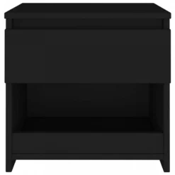 Comodini 2 Pz Nero 40x30x39 Cm In Truciolato 12 Comodini 2 Pz Nero 40x30x39 Cm In Truciolato -Garden Home comodini 2 pz nero 40x30x39 cm in truciolato 4