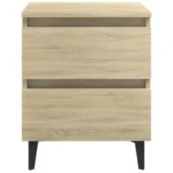 Comodini 2 Pz Rovere Sonoma 40x35x50 Cm In Truciolato 10 Comodini 2 Pz Rovere Sonoma 40x35x50 Cm In Truciolato -Garden Home comodini 2 pz rovere sonoma 40x35x50 cm in truciolato 3