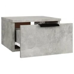 Comodino A Muro Grigio Cemento 34x30x20 Cm -Garden Home comodino a muro grigio cemento 34x30x20 cm 4