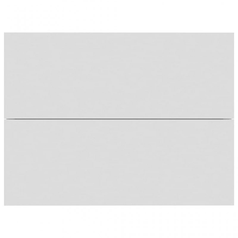 Comodino Bianco 40x30x30 Cm In Truciolato 4 Comodino Bianco 40x30x30 Cm In Truciolato - immagine 4