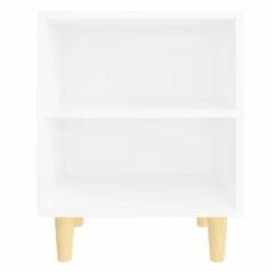Comodino Con Gambe In Legno Massello Bianco 40x30x50 Cm 9 Comodino Con Gambe In Legno Massello Bianco 40x30x50 Cm -Garden Home comodino con gambe in legno massello bianco 40x30x50 cm 3