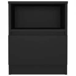 Comodino Nero 40x40x50 Cm In Truciolato -Garden Home comodino nero 40x40x50 cm in truciolato 3