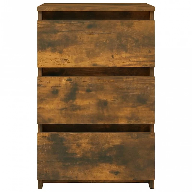 Comodino Rovere Fumo 40x35x62,5 Cm In Legno Multistrato 3 Comodino Rovere Fumo 40x35x62,5 Cm In Legno Multistrato - immagine 3