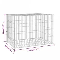 Conigliera 78x54x54 Cm Ferro Zincato -Garden Home conigliera 78x54x54 cm ferro zincato 6