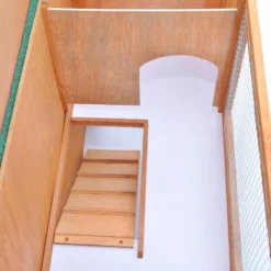 Conigliera All'Aperto Gabbia Piccoli Animali 1 Porta Legno -Garden Home conigliera all aperto gabbia piccoli animali 1 porta legno 4