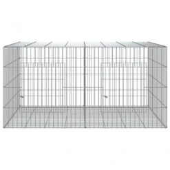 Conigliera Con 2 Pannelli 110x79x54 Cm Ferro Zincato 9 Conigliera Con 2 Pannelli 110x79x54 Cm Ferro Zincato -Garden Home conigliera con 2 pannelli 110x79x54 cm ferro zincato 2
