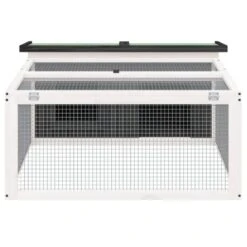 Conigliera Grigia 117,5x97x47,5 Cm In Legno Massello Di Pino -Garden Home conigliera grigia 1175x97x475 cm in legno massello di pino 2