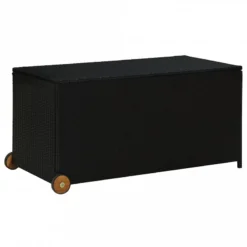 Contenitore Da Giardino Nero 120x65x61 Cm In Polyrattan