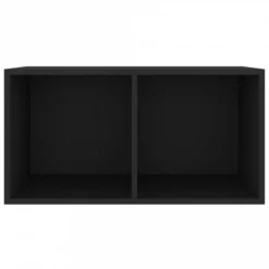Contenitore Per Vinili Nero 71x34x36 Cm In Legno Multistrato 10 Contenitore Per Vinili Nero 71x34x36 Cm In Legno Multistrato -Garden Home contenitore per vinili nero 71x34x36 cm in legno multistrato 2