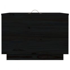 Contenitori Portaoggetti Coperchi 3pz Neri Legno Massello Pino -Garden Home contenitori portaoggetti coperchi 3pz neri legno massello pino 6