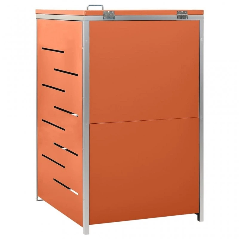 Copribidone Per Spazzatura Singolo 69x77,5x115 Cm Acciaio Inox 7 Copribidone Per Spazzatura Singolo 69x77,5x115 Cm Acciaio Inox - immagine 7