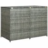 Copribidone Rifiuti Doppio In Polyrattan Antracite 148x77x111cm 16 Copribidone Rifiuti Doppio In Polyrattan Antracite 148x77x111cm -Garden Home copribidone rifiuti doppio in polyrattan antracite 148x77x111cm