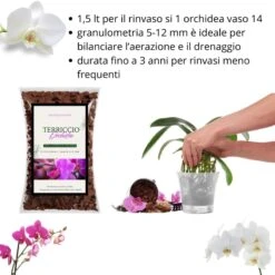 Corteccia Per Orchidee BARKMOOD Speciale Rinvaso 1,5 Lt -Garden Home corteccia per orchidee barkmood speciale rinvaso 15 lt 3