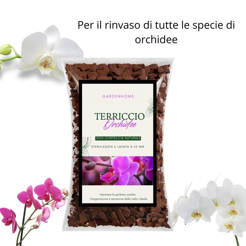 Corteccia Per Orchidee BARKMOOD Speciale Rinvaso 2,5 Lt 3 Corteccia Per Orchidee BARKMOOD Speciale Rinvaso 2,5 Lt - immagine 3