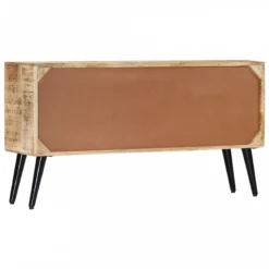 Credenza 118x30x62 Cm In Legno Massello Di Mango -Garden Home credenza 118x30x62 cm in legno massello di mango 4