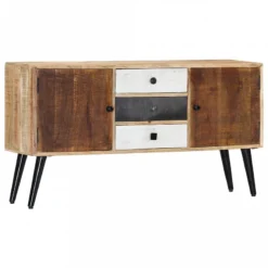 Credenza 118x30x62 Cm In Legno Massello Di Mango -Garden Home credenza 118x30x62 cm in legno massello di mango 9