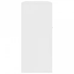 Credenza Bianca 88x30x70 Cm In Legno Multistrato -Garden Home credenza bianca 88x30x70 cm in legno multistrato 5