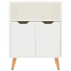 Credenza Bianco Lucido 60x30x72 Cm In Truciolato -Garden Home credenza bianco lucido 60x30x72 cm in truciolato 2