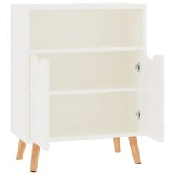 Credenza Bianco Lucido 60x30x72 Cm In Truciolato -Garden Home credenza bianco lucido 60x30x72 cm in truciolato 4