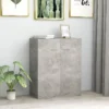 Credenza Calcestruzzo Grigio 60x30x75 Cm In Truciolato -Garden Home credenza calcestruzzo grigio 60x30x75 cm in truciolato