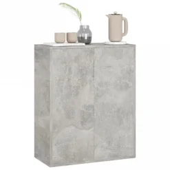 Credenza Calcestruzzo Grigio 60x30x75 Cm In Truciolato -Garden Home credenza calcestruzzo grigio 60x30x75 cm in truciolato 3