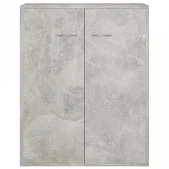 Credenza Calcestruzzo Grigio 60x30x75 Cm In Truciolato -Garden Home credenza calcestruzzo grigio 60x30x75 cm in truciolato 4