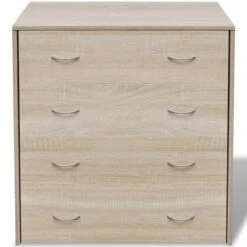 Credenza Con 4 Cassetti 60x30,5x71 Cm Colore Rovere 10 Credenza Con 4 Cassetti 60x30,5x71 Cm Colore Rovere -Garden Home credenza con 4 cassetti 60x305x71 cm colore rovere 3