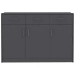 Credenza Grigia 110x30x75 Cm In Truciolato -Garden Home credenza grigia 110x30x75 cm in truciolato 3