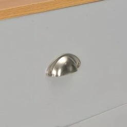 Credenza Grigia 112x35x81 Cm -Garden Home credenza grigia 112x35x81 cm 5