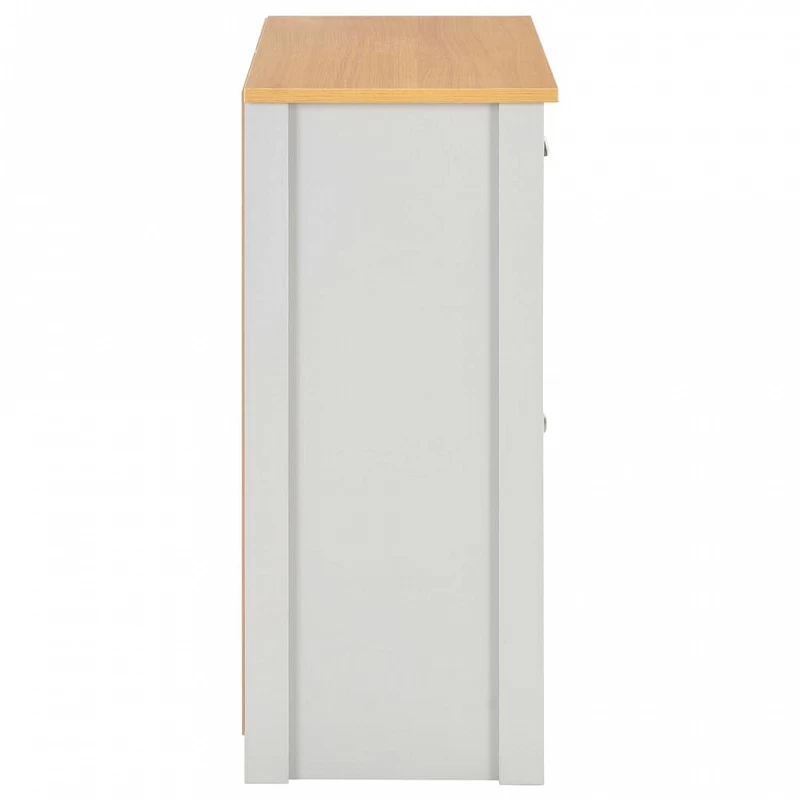 Credenza Grigia 79x35x81 Cm 4 Credenza Grigia 79x35x81 Cm - immagine 4