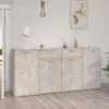 Credenza Grigio Cemento 160x36x75 Cm In Truciolato 20 Credenza Grigio Cemento 160x36x75 Cm In Truciolato -Garden Home credenza grigio cemento 160x36x75 cm in truciolato