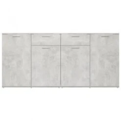 Credenza Grigio Cemento 160x36x75 Cm In Truciolato -Garden Home credenza grigio cemento 160x36x75 cm in truciolato 5