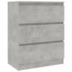 Credenza Grigio Cemento 60x35x76 Cm In Legno Multistrato -Garden Home credenza grigio cemento 60x35x76 cm in legno multistrato 3