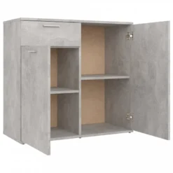 Credenza Grigio Cemento 80x36x75 Cm In Truciolato 16 Credenza Grigio Cemento 80x36x75 Cm In Truciolato -Garden Home credenza grigio cemento 80x36x75 cm in truciolato 7
