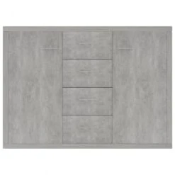 Credenza Grigio Cemento 88x30x65 Cm In Truciolato 9 Credenza Grigio Cemento 88x30x65 Cm In Truciolato -Garden Home credenza grigio cemento 88x30x65 cm in truciolato 3