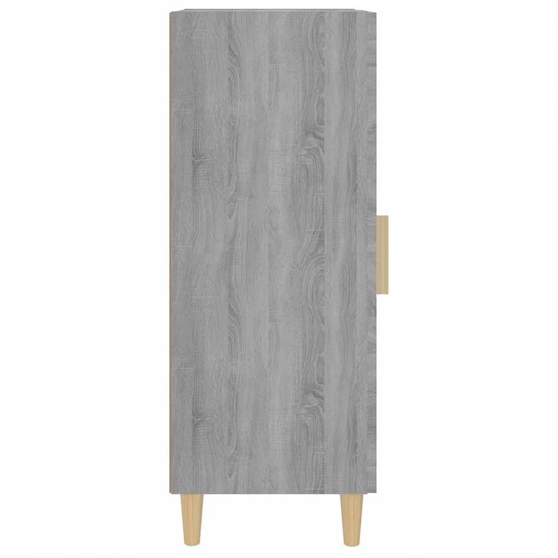 Credenza Grigio Sonoma 34,5x34x90 Cm In Legno Multistrato 6 Credenza Grigio Sonoma 34,5x34x90 Cm In Legno Multistrato - immagine 6