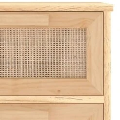 Credenza Marrone 40x30x90cm Legno Massello Pino Rattan Naturale 14 Credenza Marrone 40x30x90cm Legno Massello Pino Rattan Naturale -Garden Home credenza marrone 40x30x90cm legno massello pino rattan naturale 6