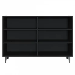 Credenza Nera 103,5x35x70 Cm In Truciolato -Garden Home credenza nera 1035x35x70 cm in truciolato 2