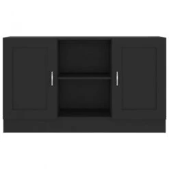 Credenza Nera 120x30,5x70 Cm In Truciolato -Garden Home credenza nera 120x305x70 cm in truciolato 5