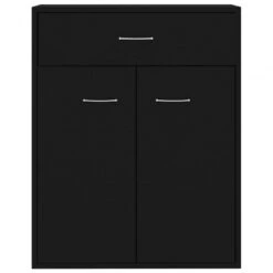 Credenza Nera 60x30x75 Cm In Truciolato 15 Credenza Nera 60x30x75 Cm In Truciolato -Garden Home credenza nera 60x30x75 cm in truciolato 6