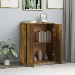 Credenza Rovere Fumo 60x30x75 Cm In Legno Multistrato 10 Credenza Rovere Fumo 60x30x75 Cm In Legno Multistrato -Garden Home credenza rovere fumo 60x30x75 cm in legno multistrato 2