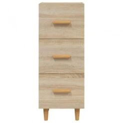 Credenza Rovere Sonoma 34,5x34x90 Cm In Legno Multistrato -Garden Home credenza rovere sonoma 345x34x90 cm in legno multistrato 4